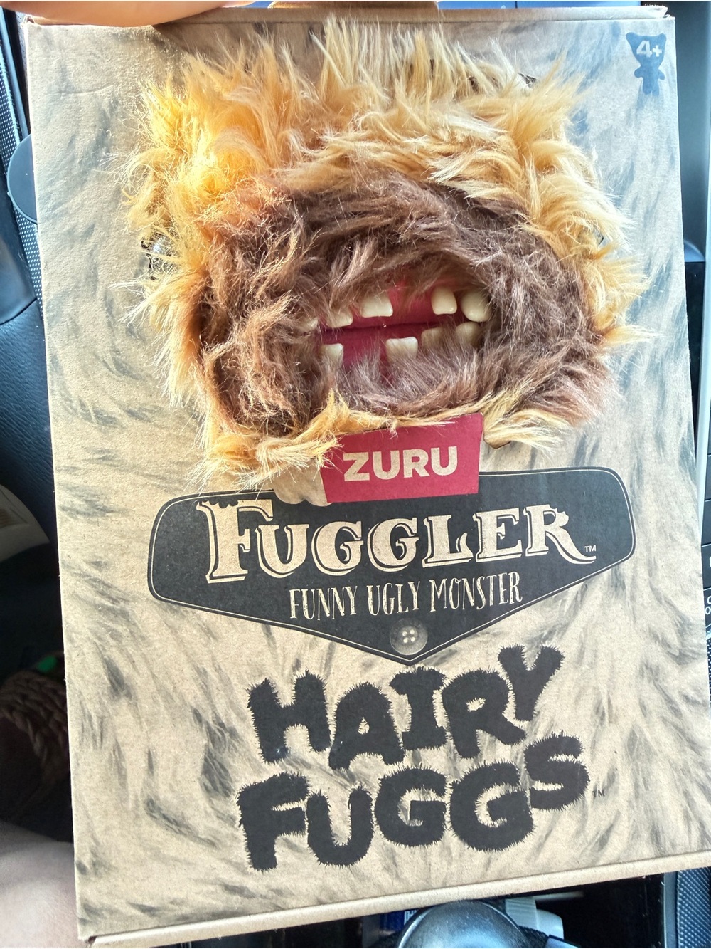 Fuggler Hairy Fuggs Funny Ugly Monster Toy - Brown